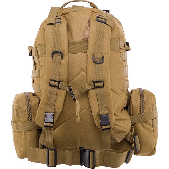 Штурмовой тактический рюкзак
 трехдневный RECORD
 TY-7100
 52x31x28см 45л (Оливковый)
