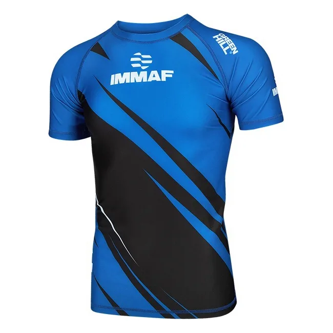 Рашгард для ММА Green Hill RASH GUARD RGI-4021 IMMAF (Синий)