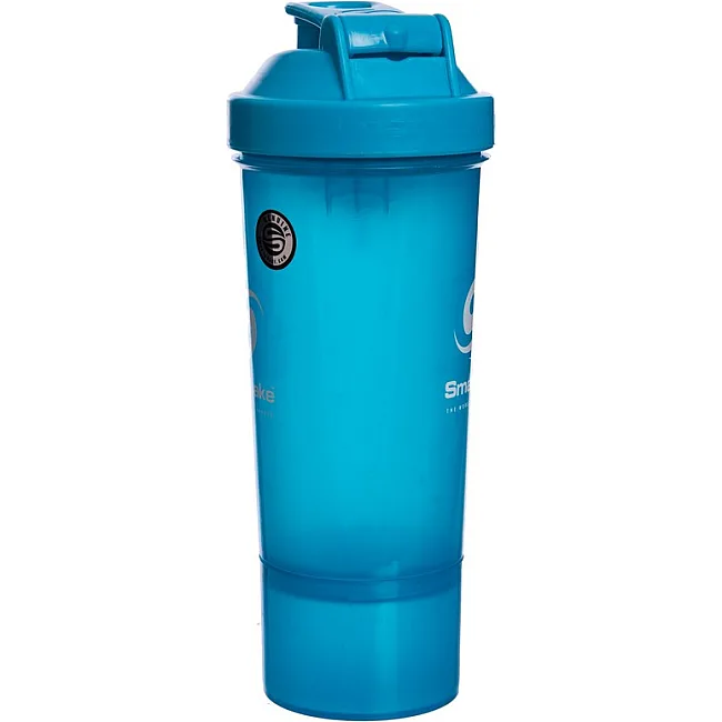 Шейкер для спортивного питания с отсеком для протеина SMART SHAKER SLIM FI-5054 400+100мл (Желтый)