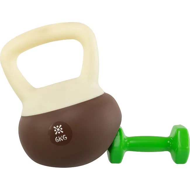 Гиря мягкая BLOOM SOFT KETTLEBELL LB7012-6 вес 6кг (Красный-зеленый)