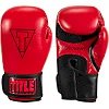 Боксерские перчатки TITLE Boxing Vegan Gloves Red/Black (капа в комплекте)