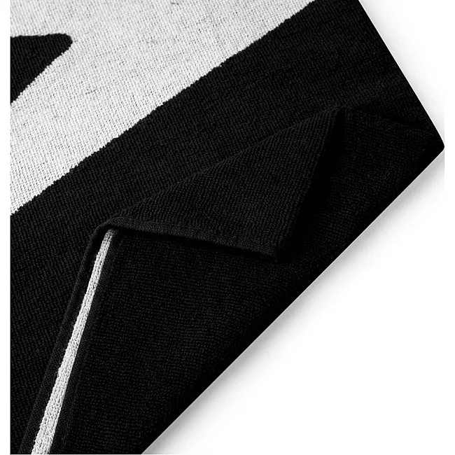 Рушник Speedo LOGO TOWEL AU чорний, білий 75 х 145 см