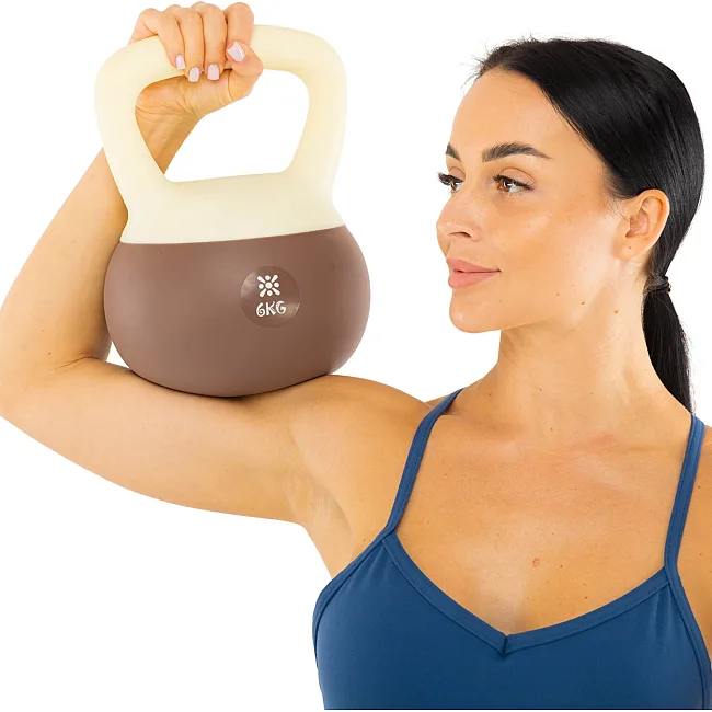 Гиря мягкая BLOOM SOFT KETTLEBELL LB7012-6 вес 6кг (Красный-зеленый)