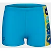 Плавки-боксеры для мальчиков Arena LIGHT TRICKS SWIM SHORT голубой, салатовый, синий