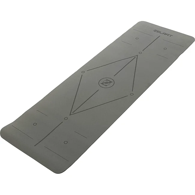 Коврик для йоги и фитнеса TPE двухслойный ZELART
 FI-2579 (MD9038) 183x61x0,6см