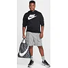 Рюкзак-мешок Nike Y NK DRAWSTRING - CAT AOP FA24 черный 12L, серый 35х46 см