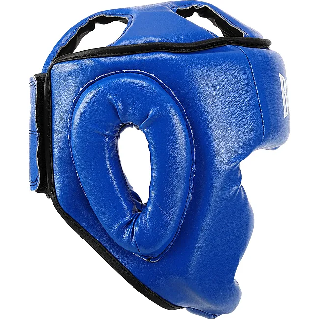 Тренировочный шлем для бокса
 искусственная кожа BOXER

 NEW 2036-N (Синий)