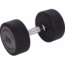 Гантель профессиональная с полиуретановым покрытием TECHNOGYM LN-1254-20 1шт 20кг