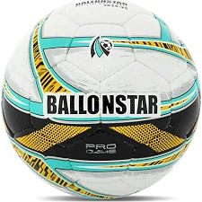 Футбольный мяч BALLONSTAR FB-4403 №5 PU (Белый-желтый)