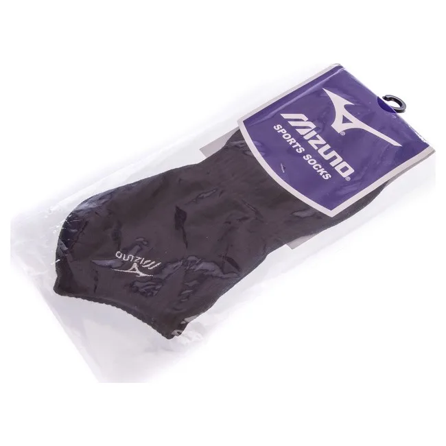 Спортивные носки мужские короткие MIZUNO BC-6942 (Черный)