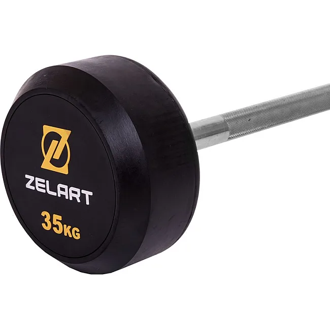 Штанга неразборная с фиксированным весом прямая
 ZELART

 TA-2685-35 длина-95см 35кг
