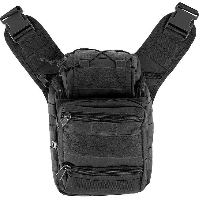 Сумка через плечо тактическая SILVER KNIGHT TY-803 25х23х10см 6л (Черный)