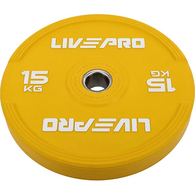 Бамперный диск резиновый

 LiveUp LP8332-15 ø50.5мм 15кг