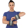 Утяжелители для ног и рук ZELART FI-5733-4 2x2кг (Серый-салатовый)