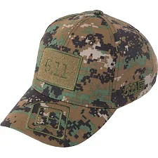 Кепка бейсболка тактическая с липучкой под патч 5.11 Tactical TY-0363 (Камуфляж Marpat)