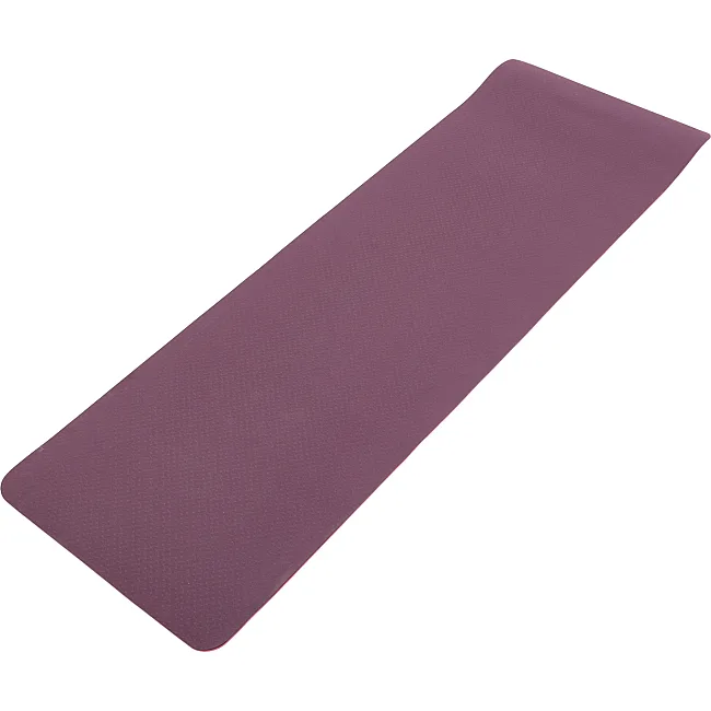 Коврик для йоги и фитнеса TPE двухслойный SP-PLANETA FI-3046-650 183x61x0,6см (Оранжевый-черный)