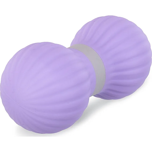 Мяч массажный двойной для МФР и самомассажа Duoball SP-SPORT FI-0728 ø6,5см (Сиреневый)