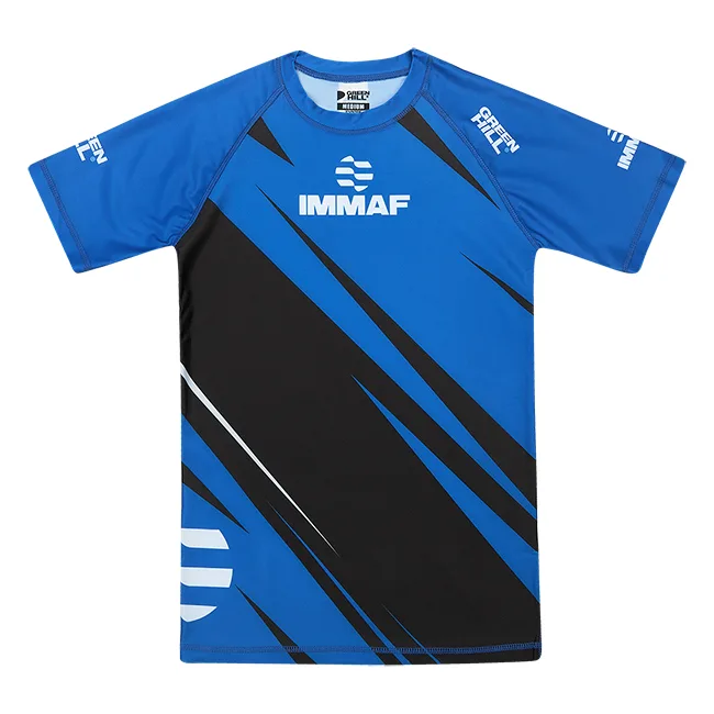 Рашгард для ММА Green Hill RASH GUARD RGI-4021 IMMAF (Синий)