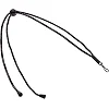 Шнурок-ремешок для свистка с карабином BREAKAWAY LANYARDS FOX40-100 40см (Желтый)