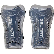 Щитки для футболу ZELART FB-4877 (Чорний-сірий)