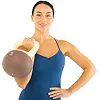 Гиря мягкая BLOOM SOFT KETTLEBELL LB7012-6 вес 6кг (Красный-зеленый)