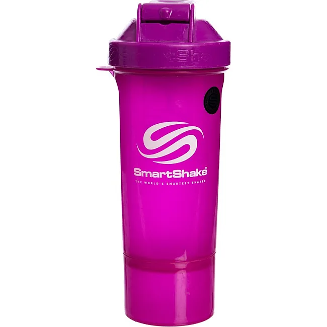 Шейкер для спортивного питания с отсеком для протеина SMART SHAKER SLIM FI-5054 400+100мл (Желтый)