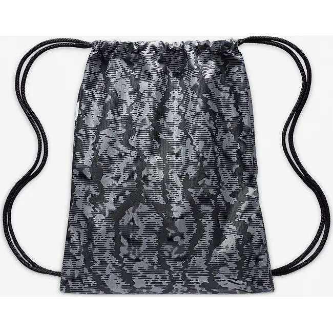 Рюкзак-мешок Nike Y NK DRAWSTRING - CAT AOP FA24 черный 12L, серый 35х46 см