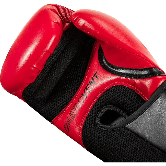 Боксерские перчатки TITLE Boxing Vegan Gloves Red/Black (капа в комплекте)