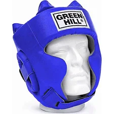 Боксерский шлем тренировочный Green Hill Sparring (Синий)