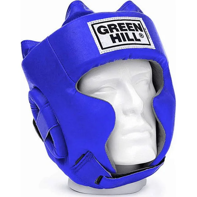 Боксерский шлем тренировочный Green Hill Sparring (Синий)