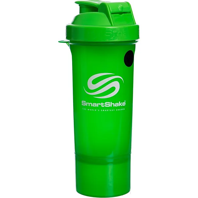 Шейкер для спортивного питания с отсеком для протеина SMART SHAKER SLIM FI-5054 400+100мл (Желтый)