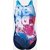 Купальник закрытый для девочек Arena WAVES BREAKING SWIMSUIT V BACK детский 128см