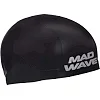 Шапочка для бассейна силиконовая стартовая MADWAVE R-CAP FINA Approved M053115 (Черный)