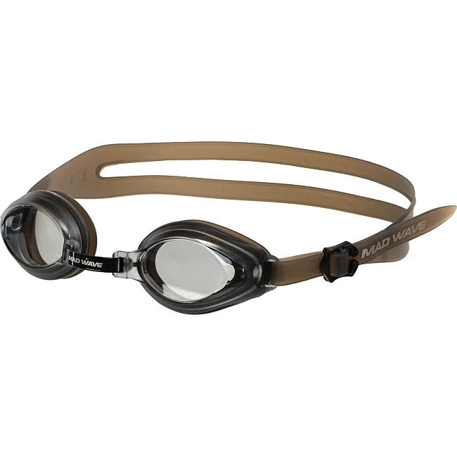 Очки для плавания юниорские MADWAVE JUNIOR AQUA M04150 см3 (Черный)