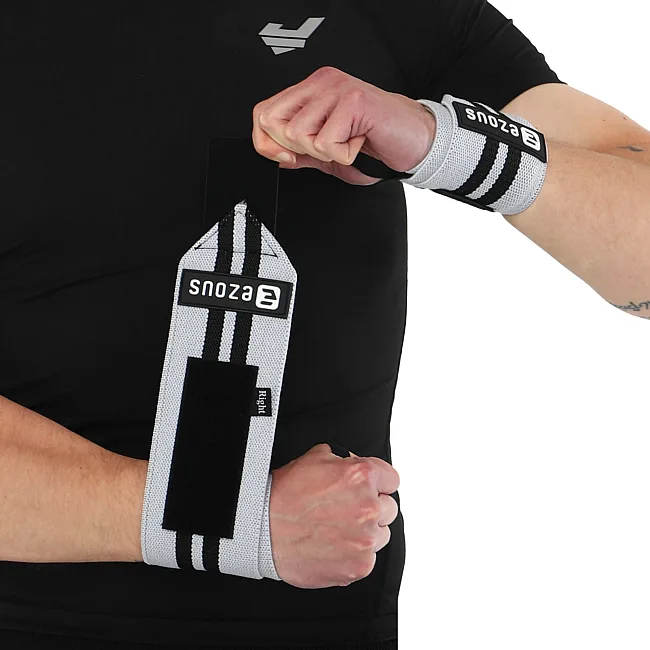 Кистові бинти
 STRENGTH WRIST WEIGHTLIFTING WRAPS EZOUS C-03 2штуки (Чорний-сірий)