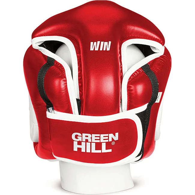 Боксерский шлем Green Hill Win (Красный)