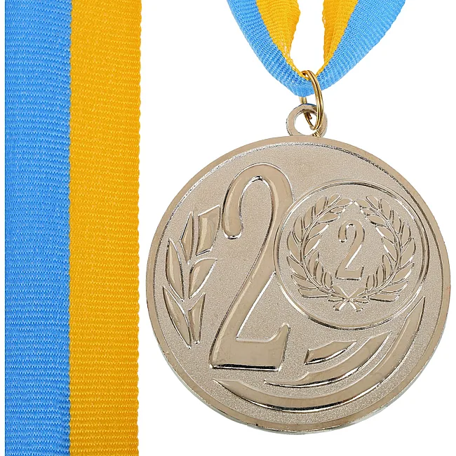 Медаль спортивная с лентой SP-SPORT
 WREATH C-1489-7 ø7см (Золотой)