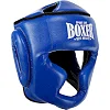 Тренировочный шлем для бокса искусственная кожа BOXER NEW 2036-N (Синий)