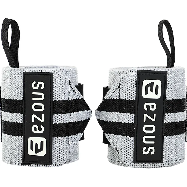 Кистові бинти
 STRENGTH WRIST WEIGHTLIFTING WRAPS EZOUS C-03 2штуки (Чорний-сірий)