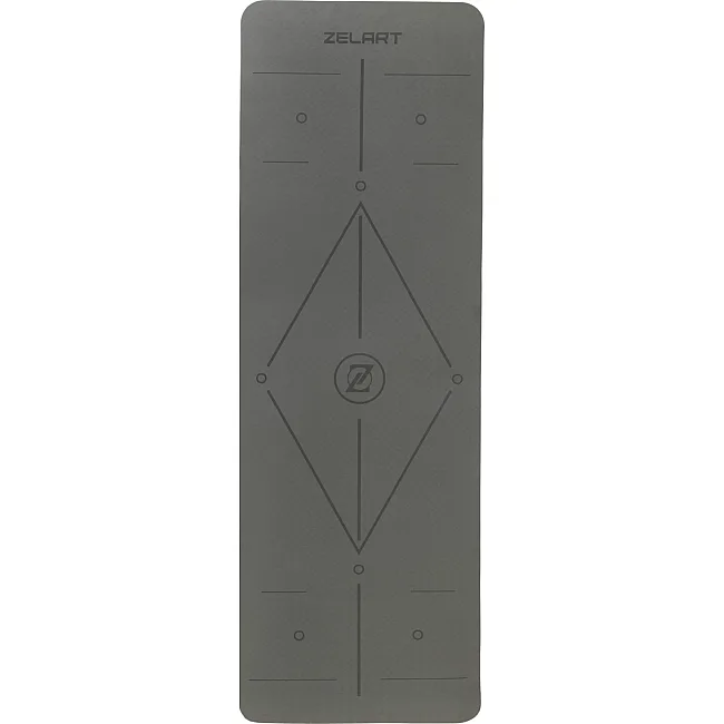 Коврик для йоги и фитнеса TPE двухслойный ZELART
 FI-2579 (MD9038) 183x61x0,6см