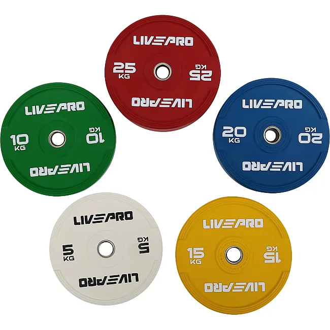 Бамперный диск резиновый

 LiveUp LP8332-15 ø50.5мм 15кг