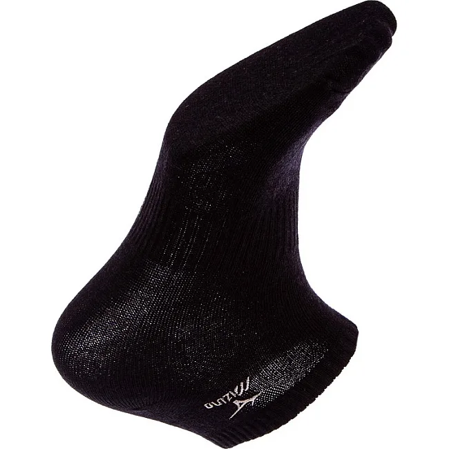 Спортивные носки мужские короткие MIZUNO BC-6942 (Черный)