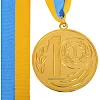 Медаль спортивная с лентой SP-SPORT WREATH C-1489-7 ø7см (Золотой)