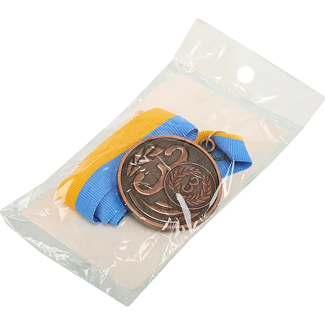 Медаль спортивная с лентой SP-SPORT
 WREATH C-1489-7 ø7см (Золотой)