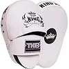 Лапа боксерская изогнутая тренировочная кожа TOP KING Super TKFMS 26x18x9см 2штуки (Красный)