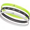 Повязки на голову женские Adidas Hairbands 3pk белый, черный, зеленый