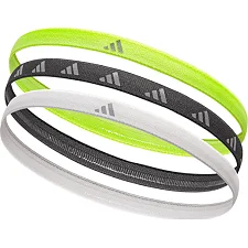 Повязки на голову женские Adidas Hairbands 3pk белый, черный, зеленый