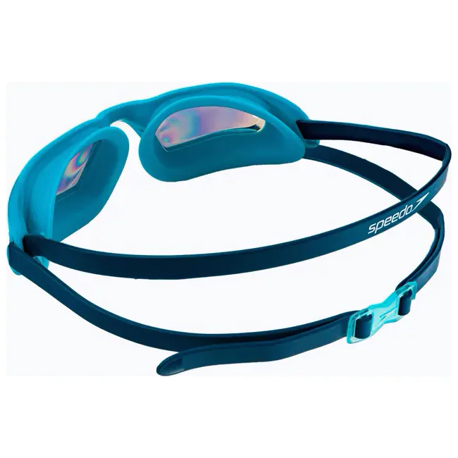 Детские очки для плавания Speedo HYDROPULSE MIRROR GOG JU бирюзовый, черный OSFM