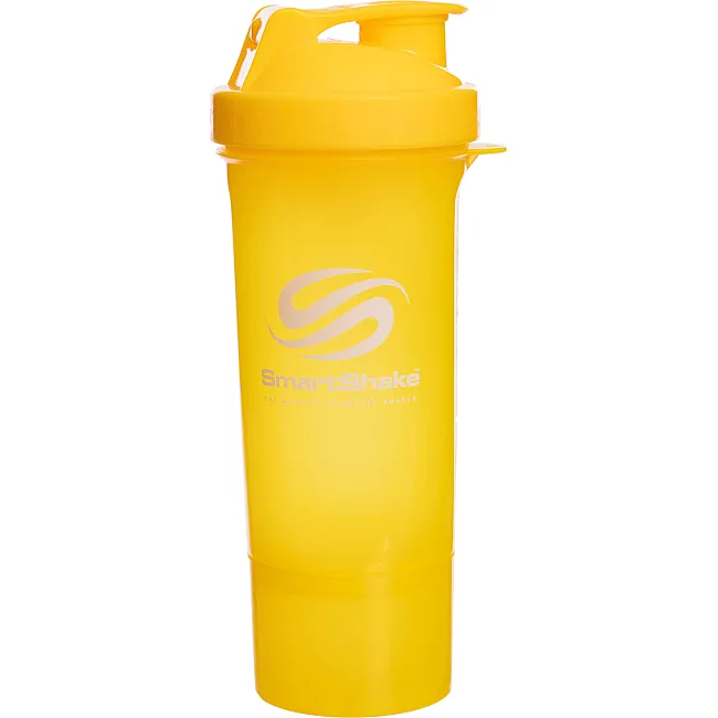 Шейкер для спортивного питания с отсеком для протеина SMART SHAKER SLIM FI-5054 400+100мл (Желтый)