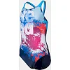 Купальник закрытый для девочек Arena WAVES BREAKING SWIMSUIT V BACK детский 128см